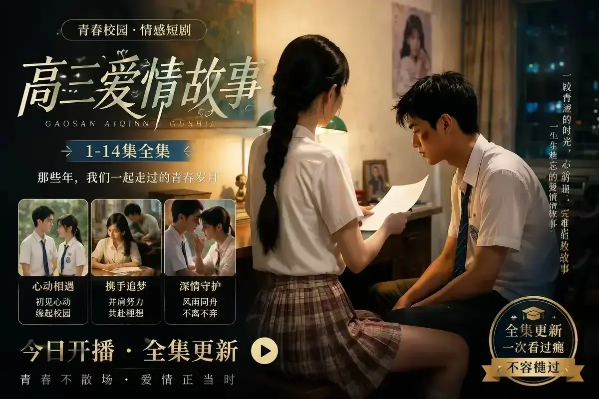 《B中爱情故事》AI校园短剧4KHDR未删减完整版-误会篇在线观看-百度网盘秒存-高清全集